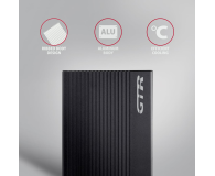Axagon EE25-GTR, USB-C 10Gbps - SATA 6G 2.5" RIBBED box, czarny - 1353413 - zdjęcie 4